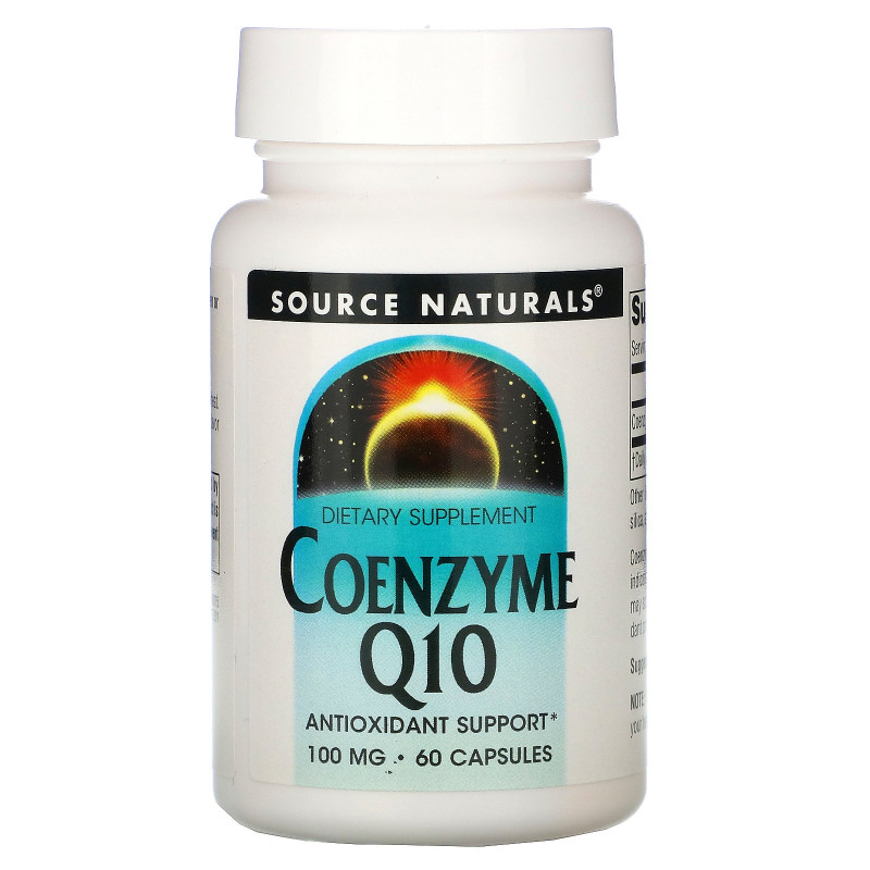 Source Naturals, Коензим Q10 60 капсул