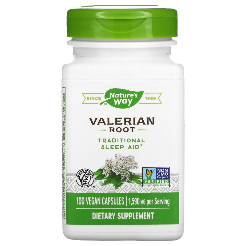 Nature's Way, Valerian Root, 1,590 mg, 100 Vegan Capsules