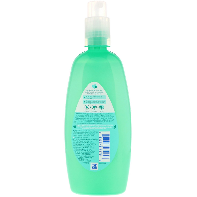 Johnson's, No More Tangles, Detangling Spray, 10.2 fl oz (295 ml)