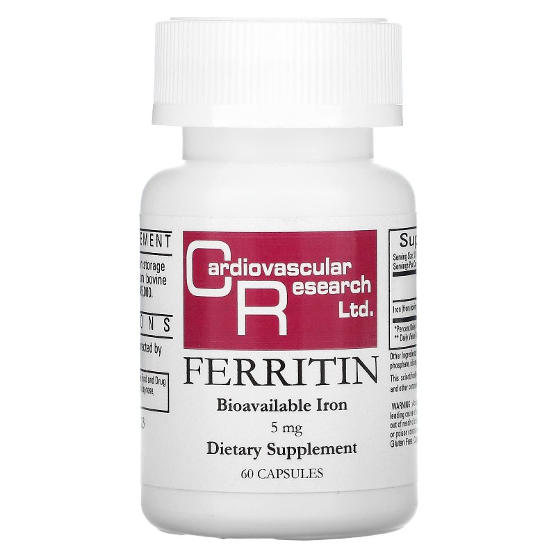 Cardiovascular Research Ltd. Ферритин 5 мг 60 капсул