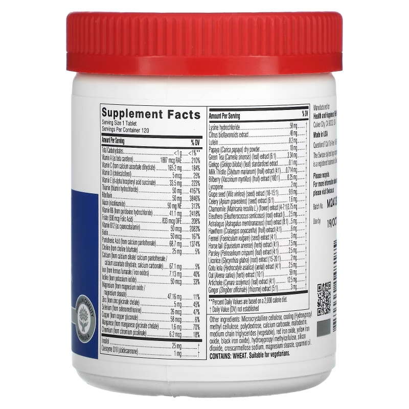 Swisse, Women's Ultivite Multivitamin, 120 Tablets