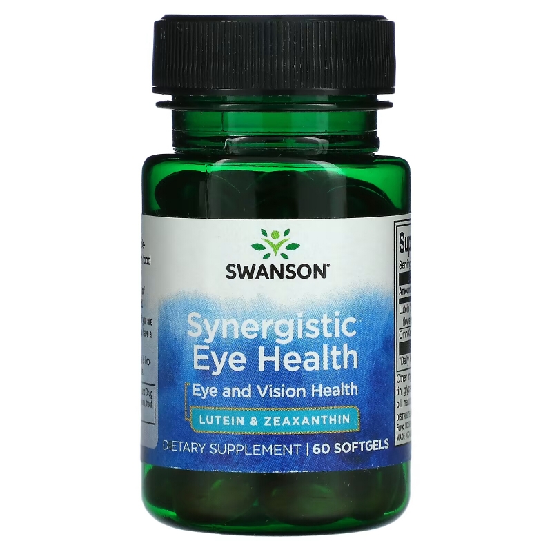 Swanson, Synergistic Eye Health, Eye And Vision, 60 Softgels