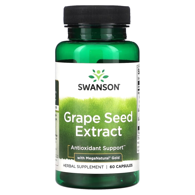 Swanson, Grape Seed Extract with MegaNatural Gold, 60 Capsules
