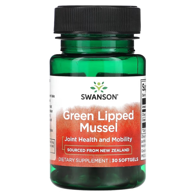 Swanson, Green Lipped Mussel, 30 Softgels