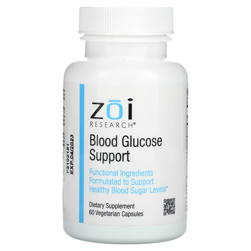 ZOI Research, Blood Glucose Support, 60 Vegetarian Capsules